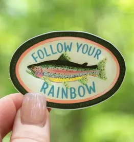 1canoe2 Follow Your Rainbow Decal Sticker