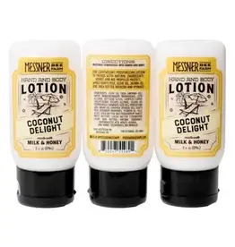 Messner Bee Farm 2oz. Coconut Delight - Milk and Honey Lotion