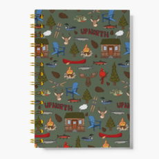June Apothicarie Cabin Up North Spiral Notebook