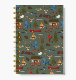 June Apothicarie Cabin Up North Spiral Notebook