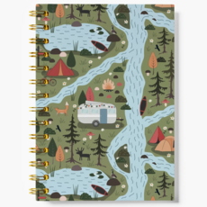 June Apothicarie Camping Adventures Spiral Notebook