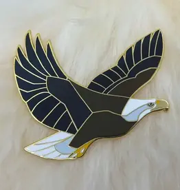 Roamin' Bison Workshop (Faire) Bald Eagle Hard Enamel Pin