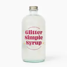 Wood Stove Kitchen Glitter Simple Syrup 16 Fl oz