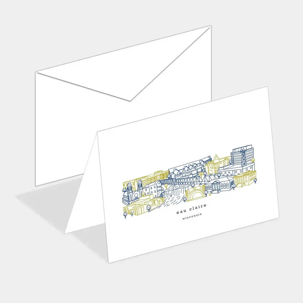 Townsville Art Eau Claire Wisconsin - Greeting Card
