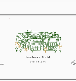 Townsville Art Lambeau Field - Wall Decor Green/Gold