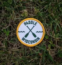 Hey Bear Outdoors Paddle Wisconsin - Embroidered Patch