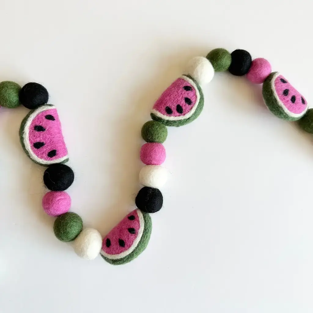 Wool Jamboree Pink Watermelon Garland