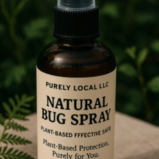 Purely Local LLC. Bug Spray-Natural