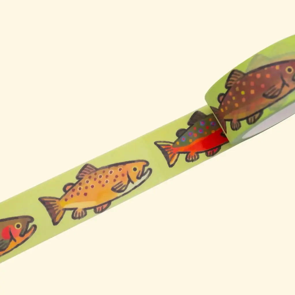 Camp Mustelid Washi Tape - Trout