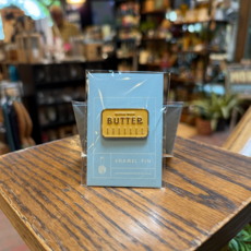 Volume One Enamel Pin - Better with Butter