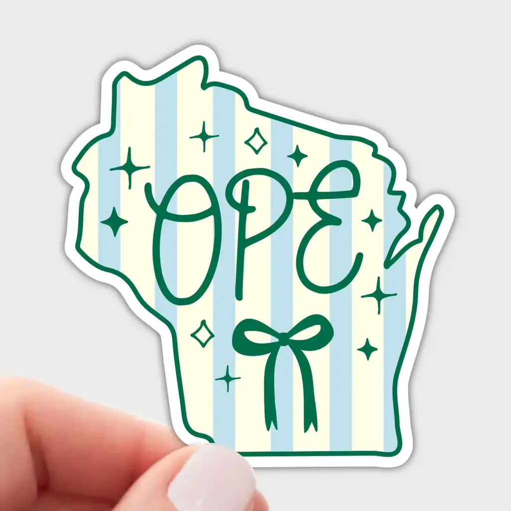Yarnival (Faire) Ope! Wisconsin Sticker