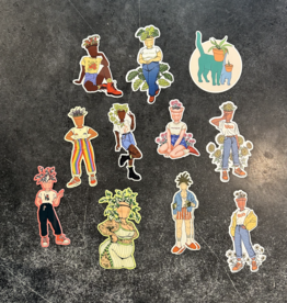 Pothead Prints Pothead Sticker - Assorted
