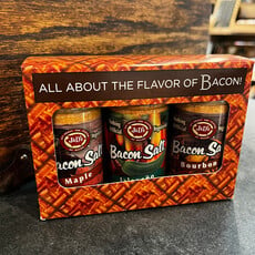 J&D Specialty Foods Bacon Salt 3 Pack - Maple, Jalapeño, Bourbon