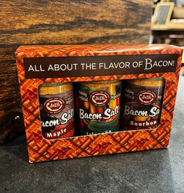 J&D Specialty Foods Bacon Salt 3 Pack - Maple, Jalapeño, Bourbon