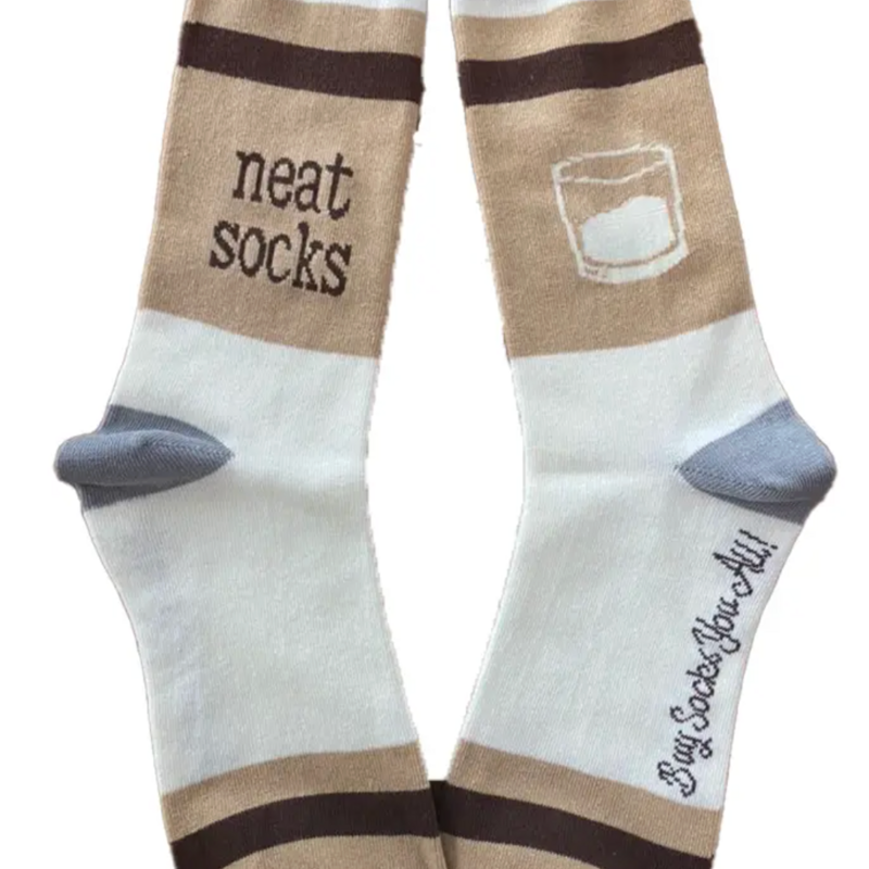 Buy Socks You All Neat Socks Bourbon Socks