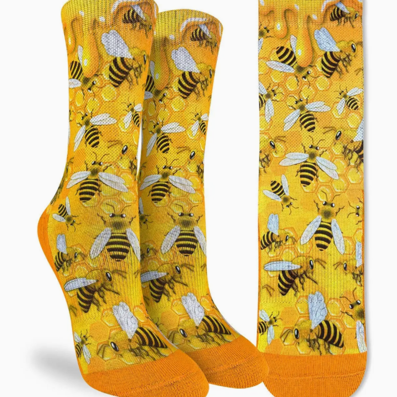 Good Luck Sock Crew Socks - Beehive (Size 5-9)