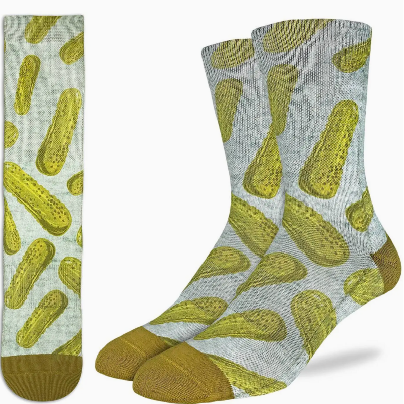 Good Luck Sock Crew Socks - Pickles (Size 8-13)