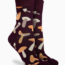 Good Luck Sock Crew Socks - Magic Mushrooms (Size 7-12)