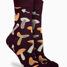 Good Luck Sock Crew Socks - Mushrooms