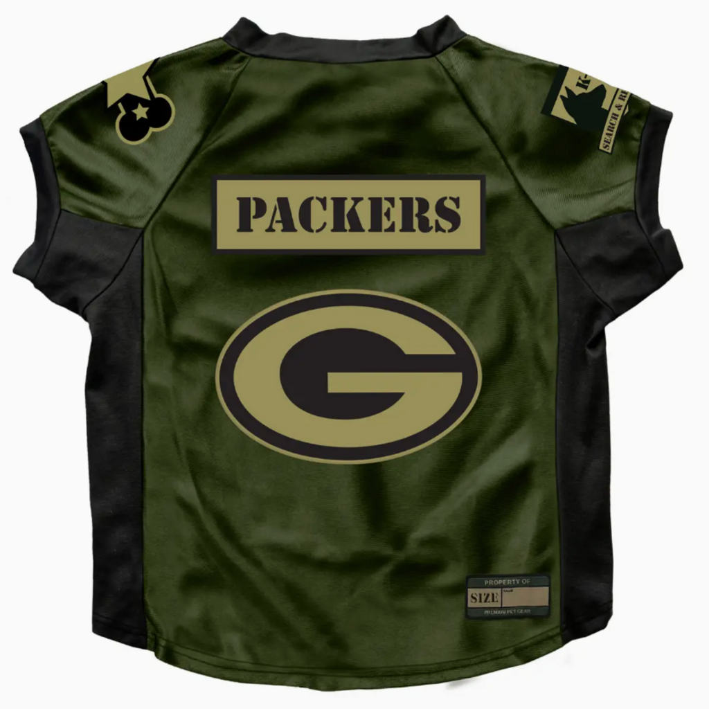 Little Earth Productions Pet Jersey - X Small Green Bay Packers Valor Pet Stretch