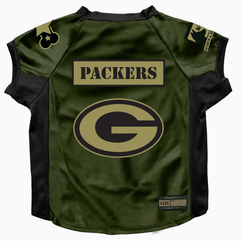 Little Earth Productions Pet Jersey - X Small Green Bay Packers Valor Pet Stretch