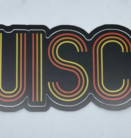 Flags Over Wisconsin Wisco Disco Vinyl Sticker