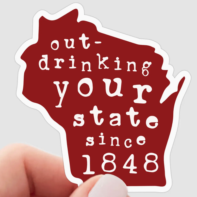 Yarnival (Faire) Outdrinking Your State Sticker