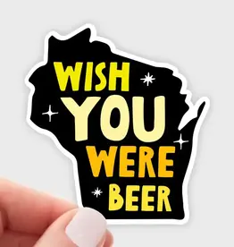Yarnival (Faire) Wish You Were Beer Sticker