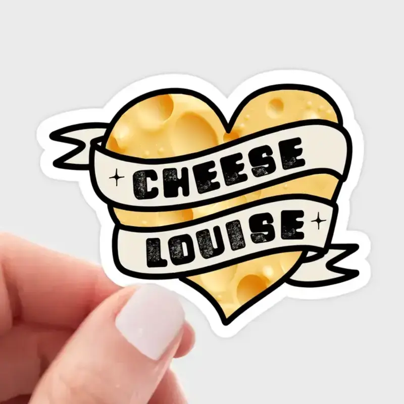 Yarnival (Faire) Cheese Louise Sticker