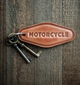 Sugarhouse Leather Motorcyle Leather Keychain