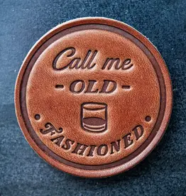 Sugarhouse Leather Call Me Old Fashioned Leather Magnet