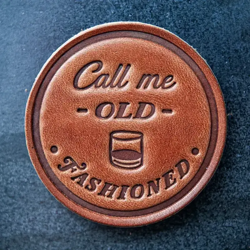 Sugarhouse Leather Call Me Old Fashioned Leather Magnet