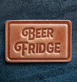 Sugarhouse Leather Beer Fridge Leather Magnet - Block Style