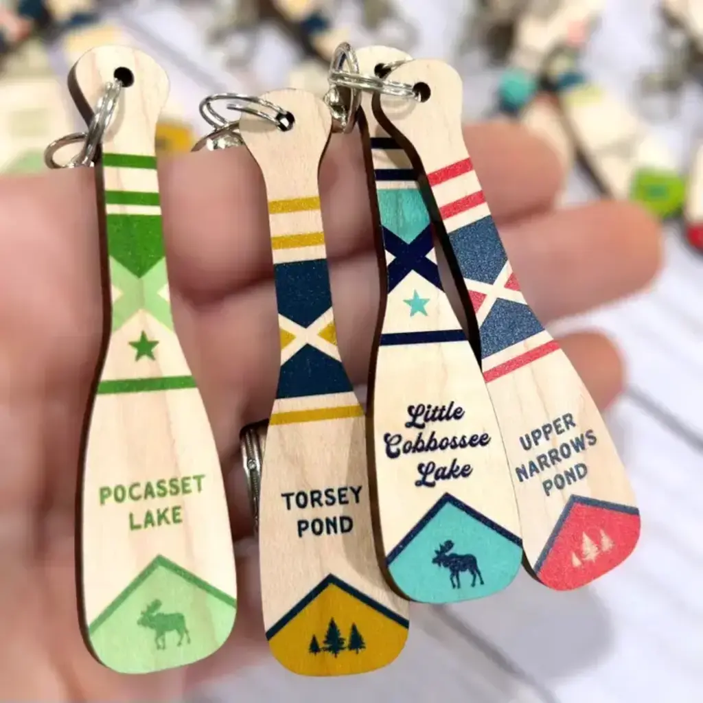 Cast & Carve Paddle Keychains