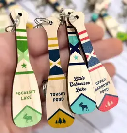 Cast & Carve Paddle Keychains