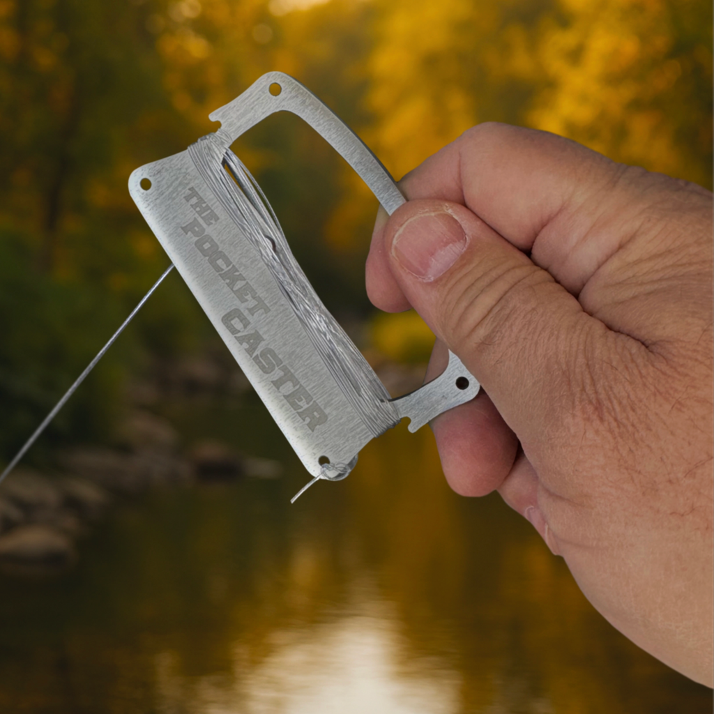 Trixie & Milo Pocket Caster Adventure Card – Wallet Fishing Tool