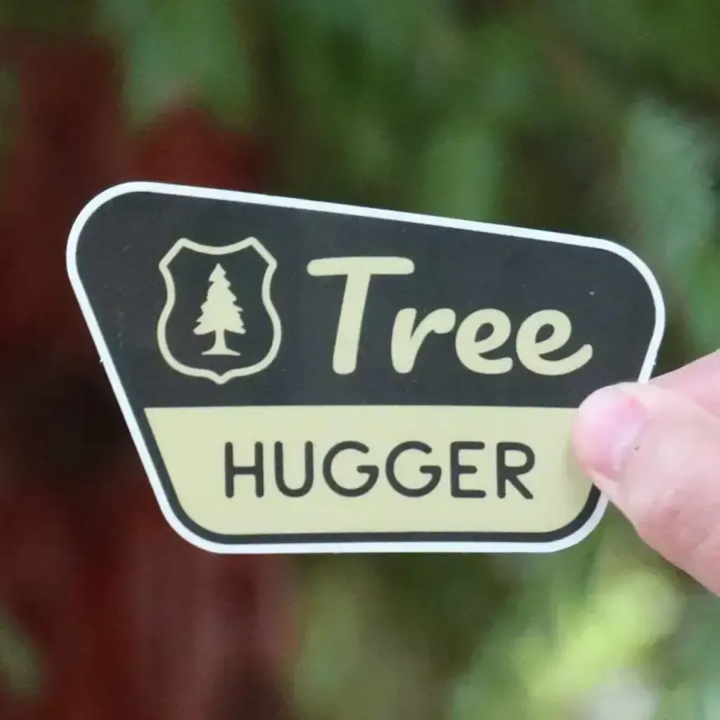 Squatchy Sticker - Tree Hugger