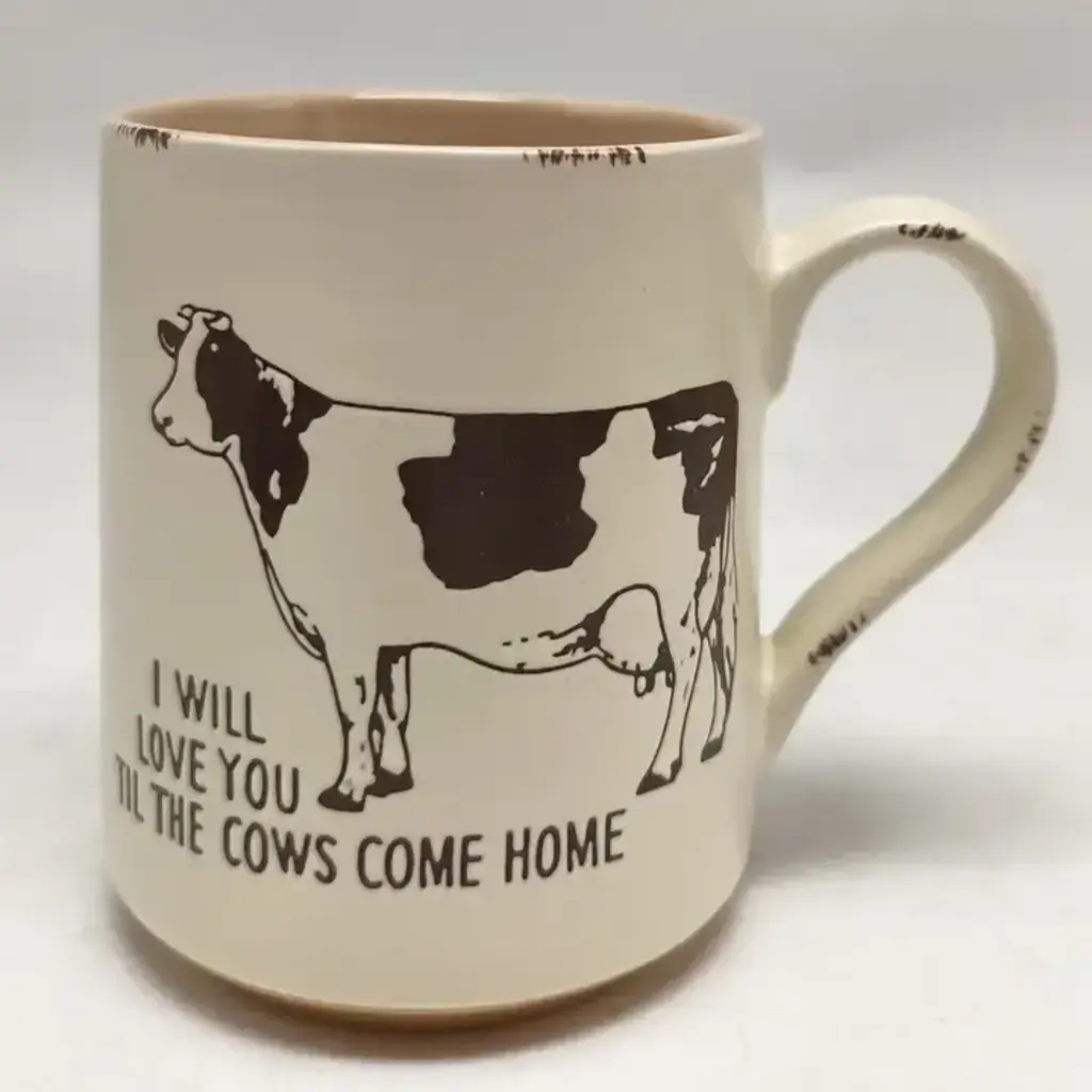 Blue Sky Clayworks Ranch Cow 18oz Mug