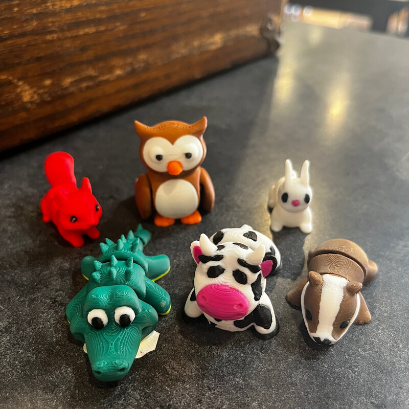 Dave West 3D Printed Mini Animals Figures