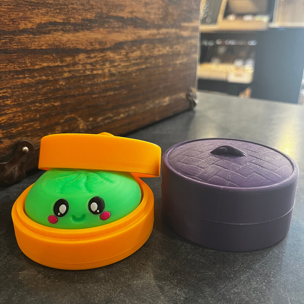 Dave West 3D Printed Fidget Dumpling Button