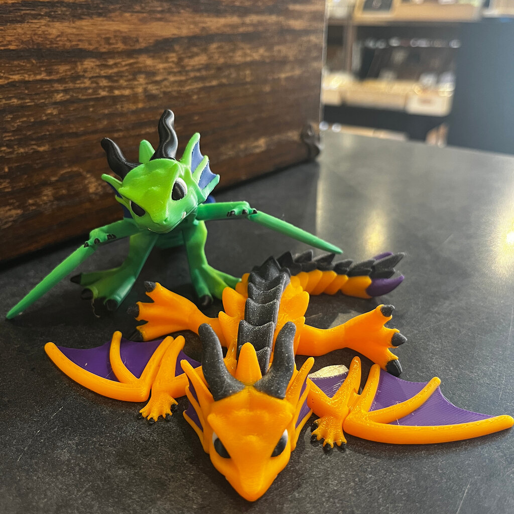 Dave West 3D Printed  Flying Dragon