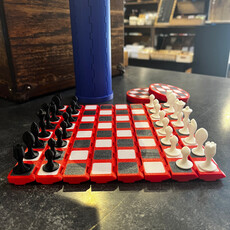 Dave West 3D Printed Chess Set - Self Storing and Travel