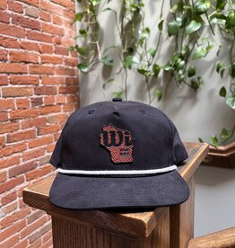 Black Basketball WI Hat