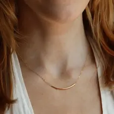 Token (Faire) Minimal Necklace - Sterling Silver - 16"