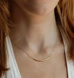 Token (Faire) Minimal Necklace - Sterling Silver - 16"
