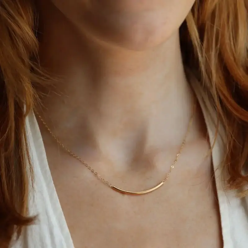 Token (Faire) Minimal Necklace - Sterling Silver - 16"