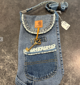 Dawn Griffith Medium Denim CrossBody Bag ($25)