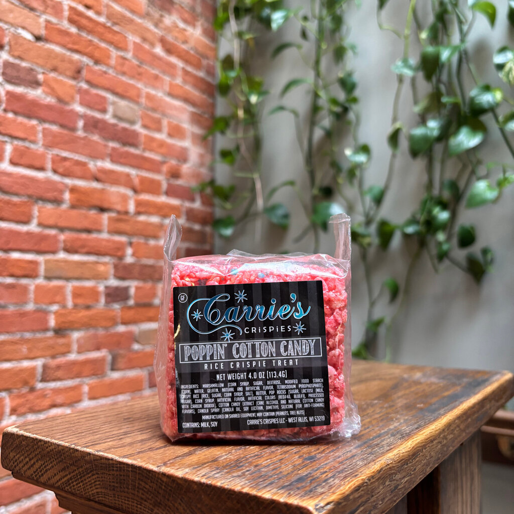 Carrie's Crispies Crispy Treat - Poppin Cotton Candy