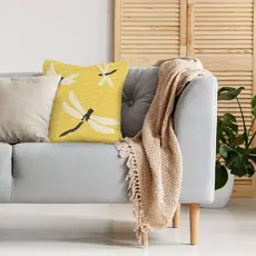 Liora Manne Indoor/Outdoor Pillow - Dragonfly 18 x 18