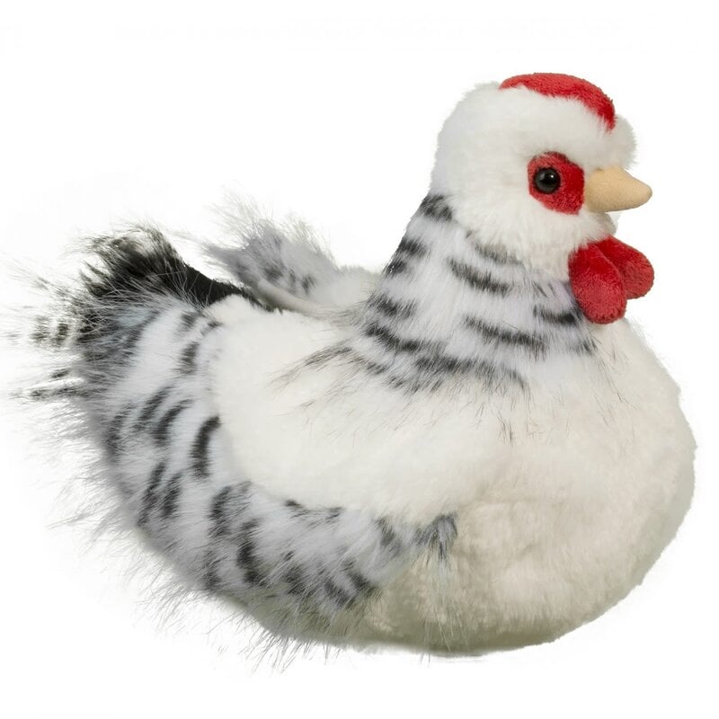 Douglas Salty Black & White Hen - Large Plush